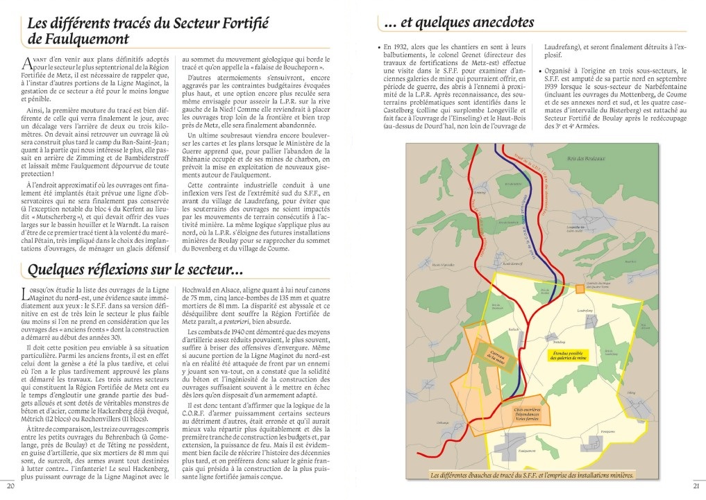 Double page intérieure du livre