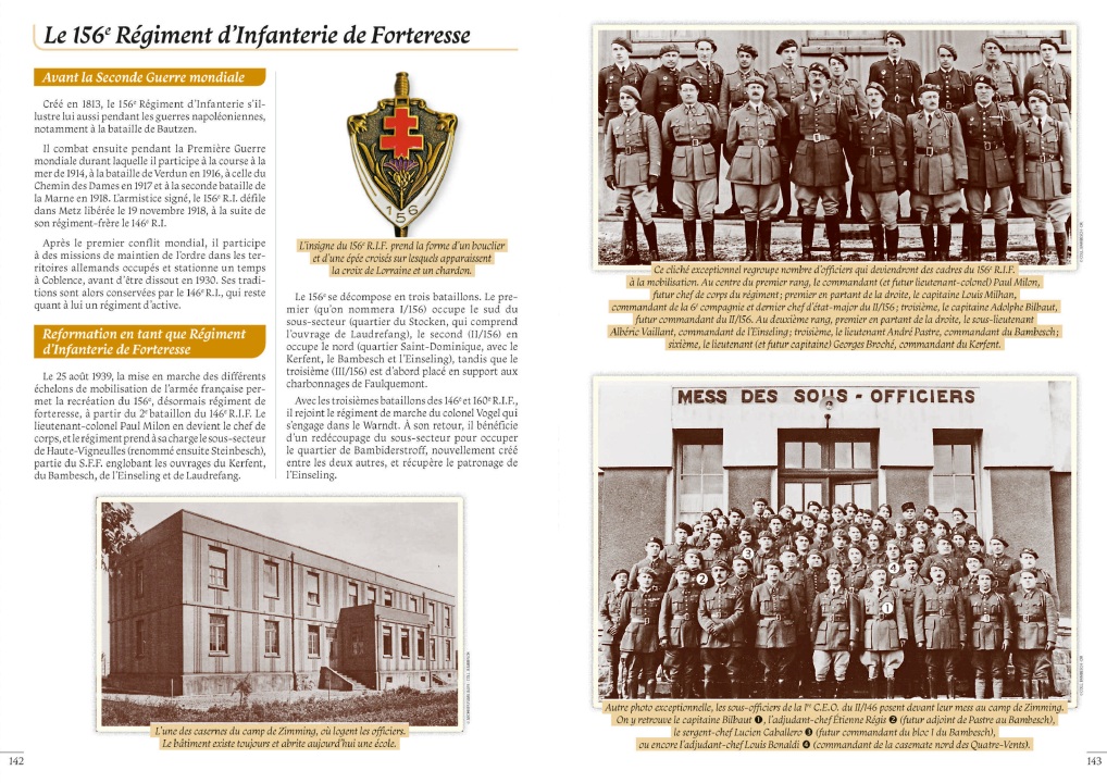 Double page intérieure du livre